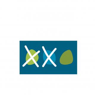 Icon mit drei Kreisen, von denen zwei angekreuzt sind