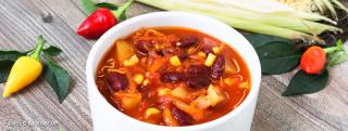 Banner zeigt Schale mit gekochtem Chili