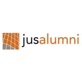 Bild zeigt das Logo von jusalumni