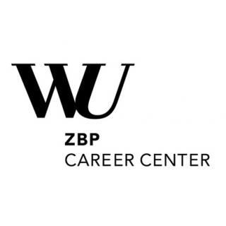 Bild zeigt das Logo von WU zbp Career Center