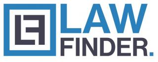 Bild zeigt das Logo von Law Finder