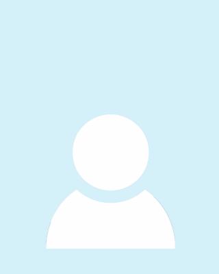 Platzhalter für Portraitfotos zeigt weißes Icon von Person mit blauem Hintergrund